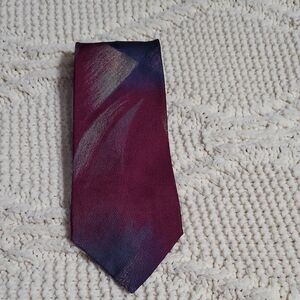 Elegant Purple and Blue Men's Tie